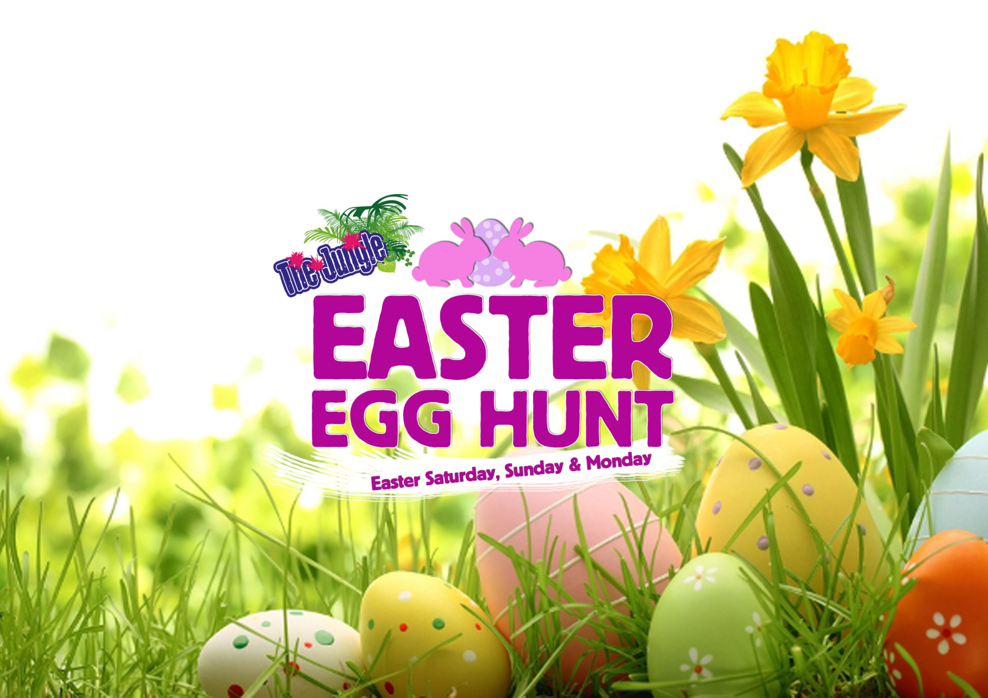 Easter Egg Hunt Event FB v2 image - The Jungle NI