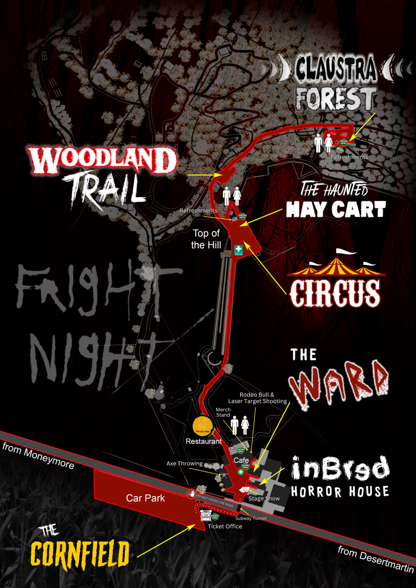 Fright Night Map 2024